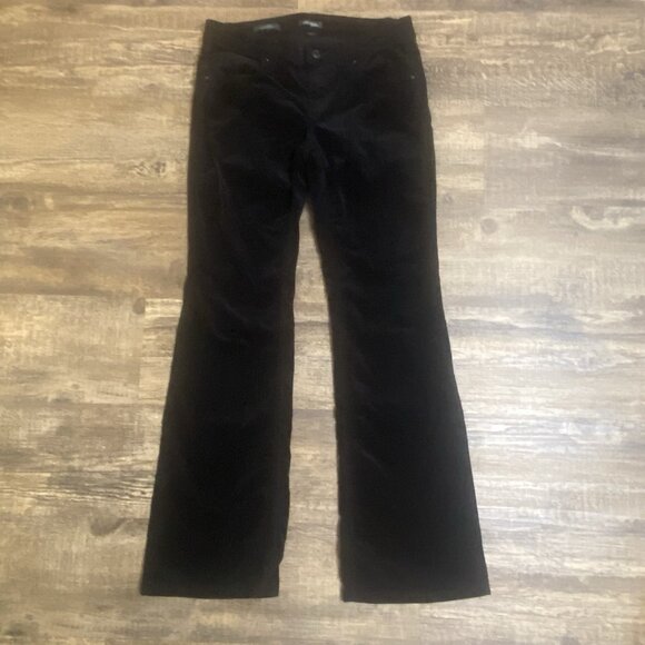 Wild Fable Pants - Wild Fable Women's Flare Corduroy Pants Size 6 Black Low Rise Retro Y2K 30x30